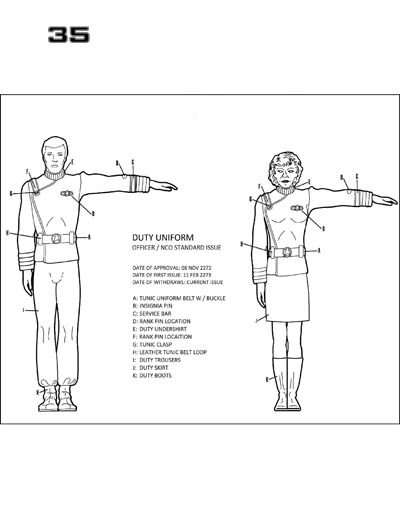 Star Fleet Command Department: Uniform and Field Equipment Identification Guide