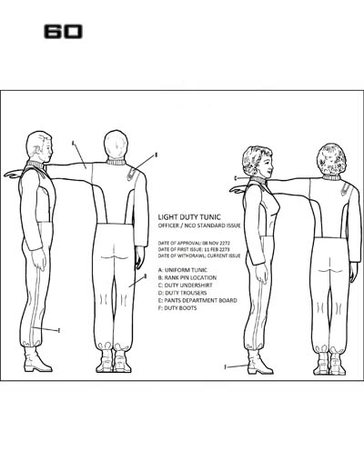 Star Fleet Command Department: Uniform and Field Equipment Identification Guide
