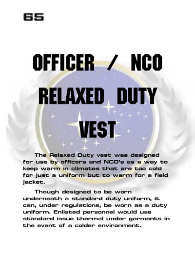 Star Fleet Command Department: Uniform and Field Equipment Identification Guide