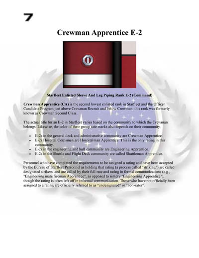 Star Fleet Command Department: Uniform and Field Equipment Identification Guide