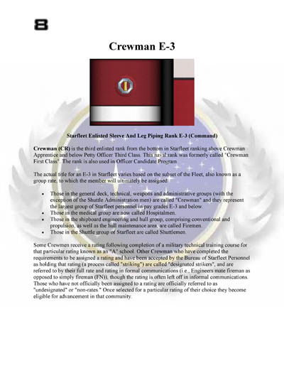 Star Fleet Command Department: Uniform and Field Equipment Identification Guide
