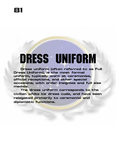 Star Fleet Command Department: Uniform and Field Equipment Identification Guide