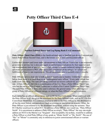 Star Fleet Command Department: Uniform and Field Equipment Identification Guide
