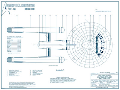 Starship U.S.S. Constitution NCC-1700