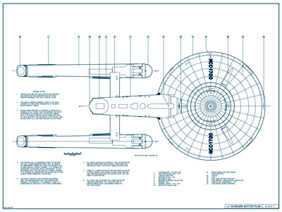 Starship U.S.S. Constitution NCC-1700