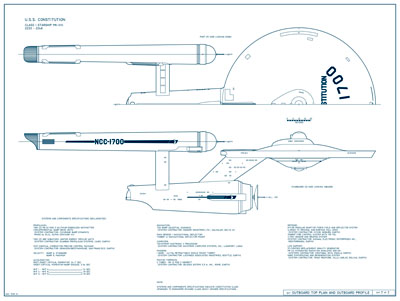 Starship U.S.S. Constitution NCC-1700
