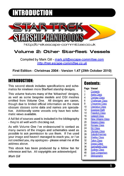 Starship Handbook - Volume II