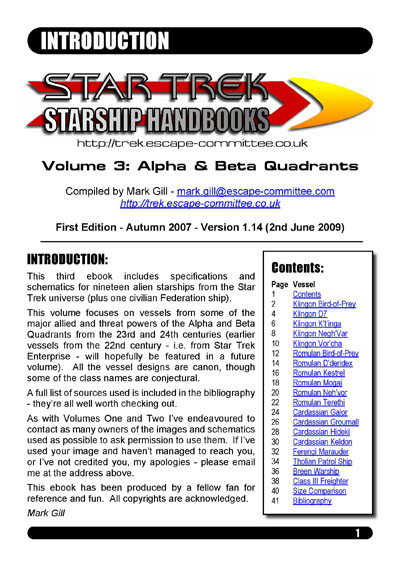 Starship Handbook - Volume III