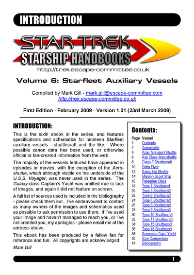 Starship Handbook - Volume VI
