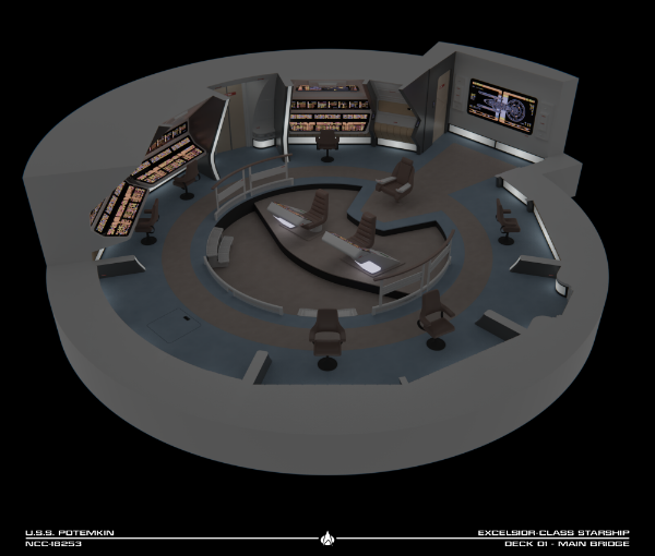 USS Potemkin NCC-18253 Bridge Cutaway