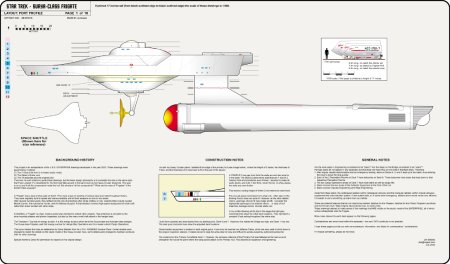 Frigate Class [TOS] Profile, Cutaway, and Deck Plans