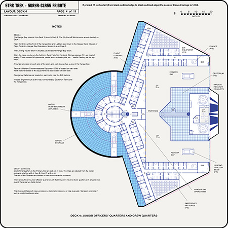 Frigate Class [TOS] Profile, Cutaway, and Deck Plans