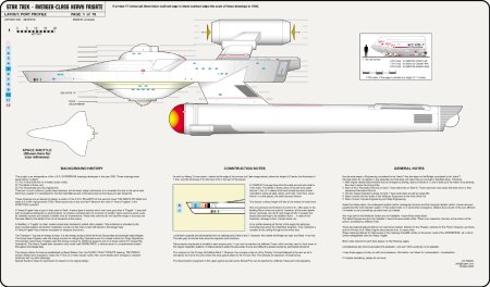 Heavy Frigate Class [TOS] Profile, Cutaway, and Deck Plans