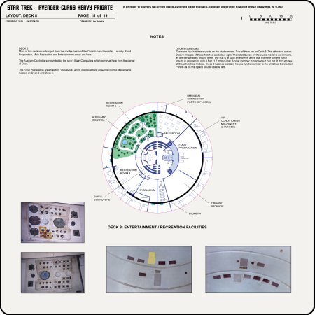 Heavy Frigate Class [TOS] Profile, Cutaway, and Deck Plans