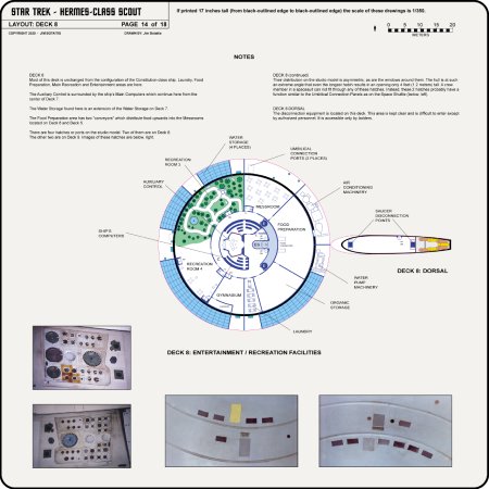 Heavy Frigate Class [TOS] Profile, Cutaway, and Deck Plans
