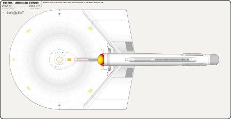 Heavy Frigate Class [TOS] Profile, Cutaway, and Deck Plans