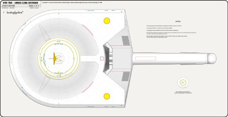 Heavy Frigate Class [TOS] Profile, Cutaway, and Deck Plans