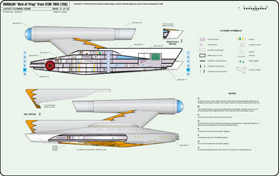 Romulan Bird of Prey Deck Plans