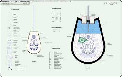 Romulan Bird of Prey Deck Plans
