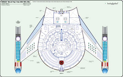 Romulan Bird of Prey Deck Plans