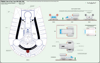 Romulan Bird of Prey Deck Plans