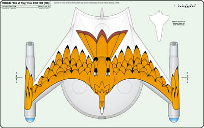 Romulan Bird of Prey Deck Plans