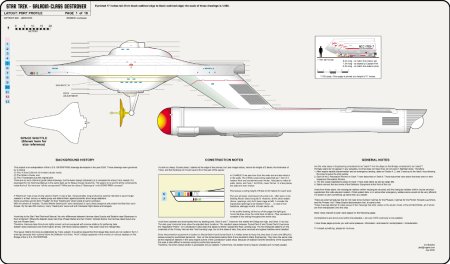 U.S.S. Saladin NCC-500 Saladin-Class Destroyer