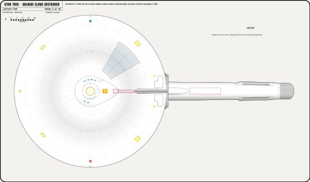 U.S.S. Saladin NCC-500 Saladin-Class Destroyer
