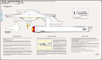 Transport / Tug Class [TOS] Profile, Cutaway, and Deck Plans