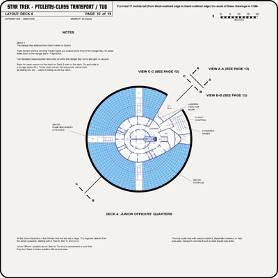 Transport / Tug Class [TOS] Profile, Cutaway, and Deck Plans
