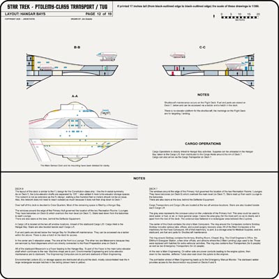 Transport / Tug Class [TOS] Profile, Cutaway, and Deck Plans