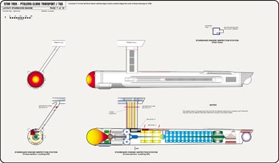 Transport / Tug Class [TOS] Profile, Cutaway, and Deck Plans