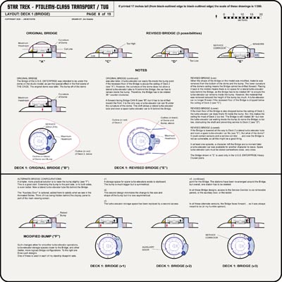 Transport / Tug Class [TOS] Profile, Cutaway, and Deck Plans