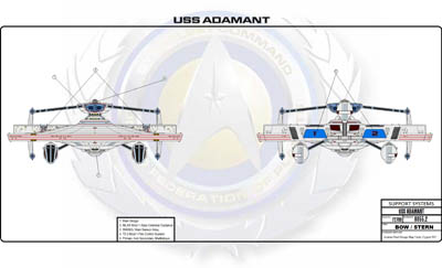Ship Recognition Manual - Dreadnought Frigate U.S.S. Adamant NCC-72700
