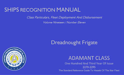 Ship Recognition Manual - Dreadnought Frigate U.S.S. Adamant NCC-72700