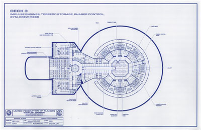 U.S.S. Ares NCC-1650 Strike Cruiser Blueprints