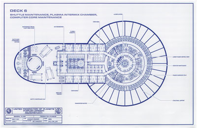 U.S.S. Ares NCC-1650 Strike Cruiser Blueprints