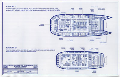 U.S.S. Ares NCC-1650 Strike Cruiser Blueprints