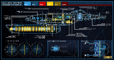 U.S.S. Ares NCC-1650 Strike Cruiser Blueprints