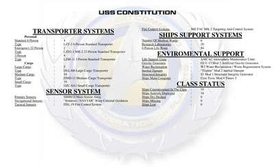 Ship Recognition Manual - Heavy Cruiser Constitution Class NCC-1700