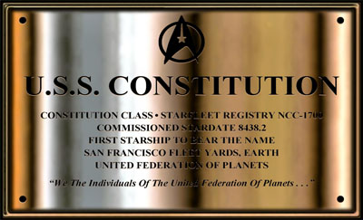 Ship Recognition Manual - Heavy Cruiser Constitution Class NCC-1700