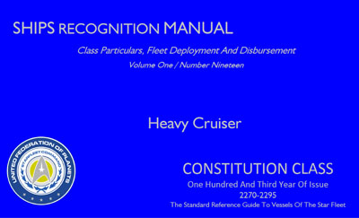 Ship Recognition Manual - Heavy Cruiser Constitution Class NCC-1700