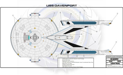 Ship Recognition Manual - Corvette - Davenport Class NCC-20500