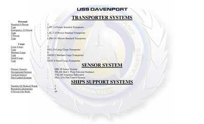 Ship Recognition Manual - Corvette - Davenport Class NCC-20500