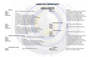 Ship Recognition Manual - Corvette - Davenport Class NCC-20500