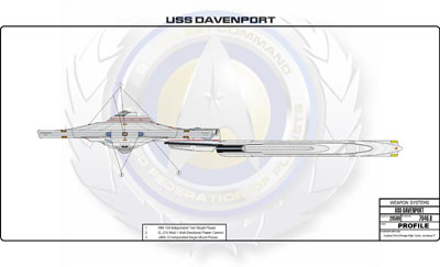 Ship Recognition Manual - Corvette - Davenport Class NCC-20500