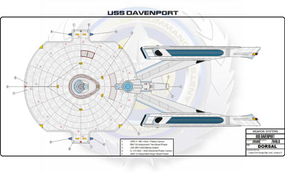 Ship Recognition Manual - Corvette - Davenport Class NCC-20500