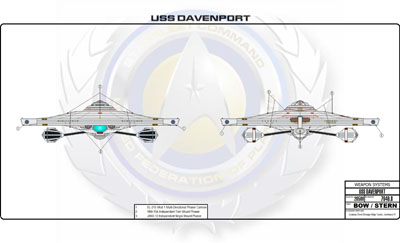 Ship Recognition Manual - Corvette - Davenport Class NCC-20500