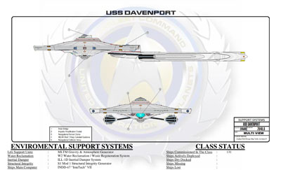 Ship Recognition Manual - Corvette - Davenport Class NCC-20500