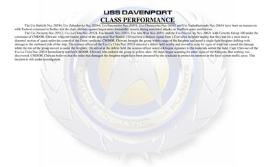Ship Recognition Manual - Corvette - Davenport Class NCC-20500